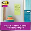 Super Sticky Notes, 5x8, Lined, Assorted Jewel Pop Colours, 4
