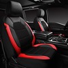 CAR PASS Leather Car Seat Covers Front Seats Only, with