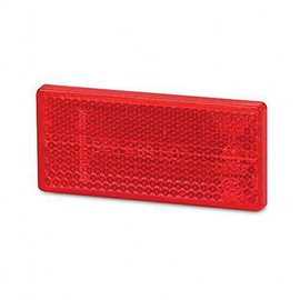 HELLA 8RA 004 412-021 Reflex Reflector - Lens Colour: Red - Glued