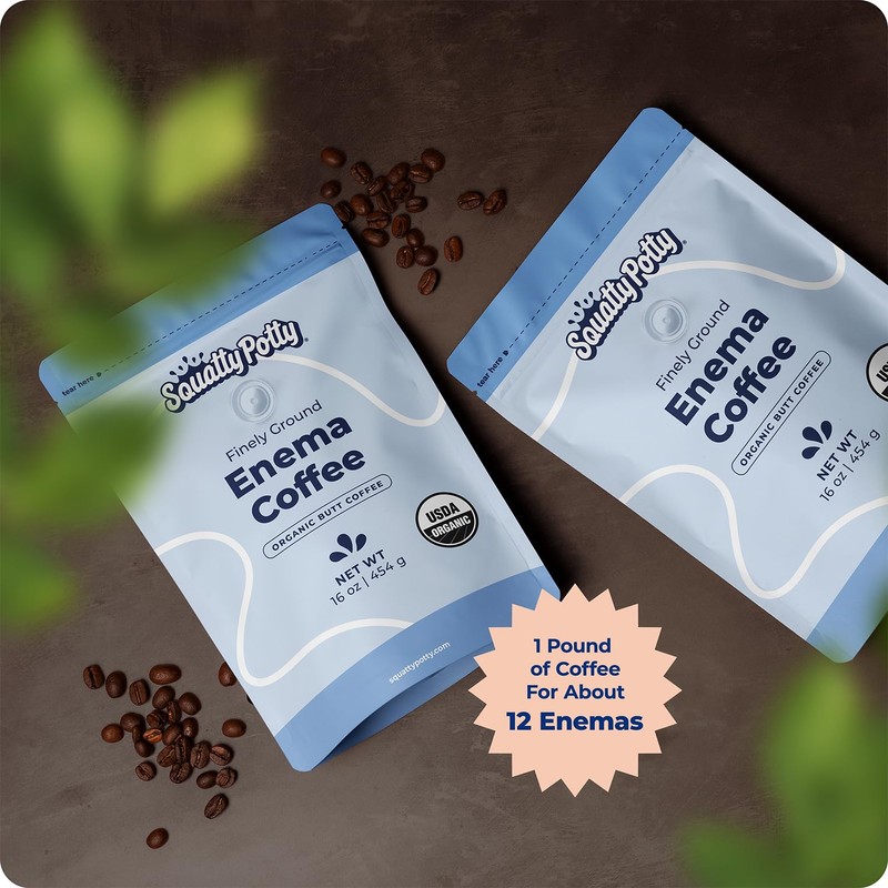 Squatty Potty Enema Coffee – Organic – 419° Roasted, Ground
