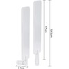 4G 5G LTE Antenna 9dBi SMA Male Cellular White SMA