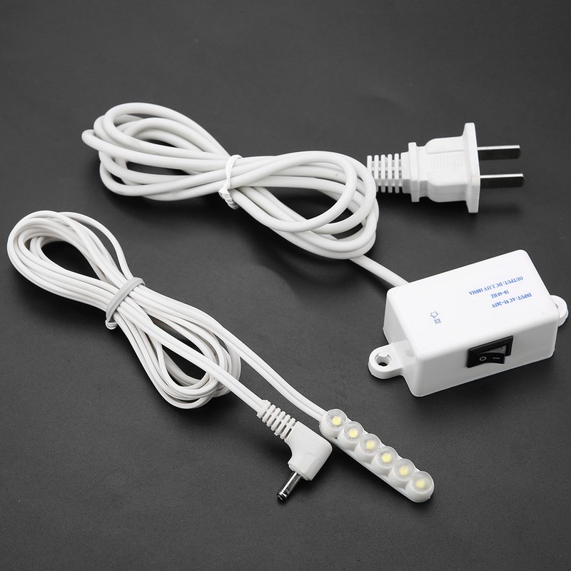 0.3W 6-LED Sewing Machine Accessory LED Working Light Magnetic Base