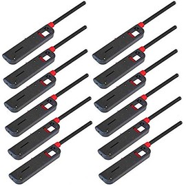 12 Pack BBQ Grill Lighter Refillable Butane Gas Candle Fireplace Kitchen Stove