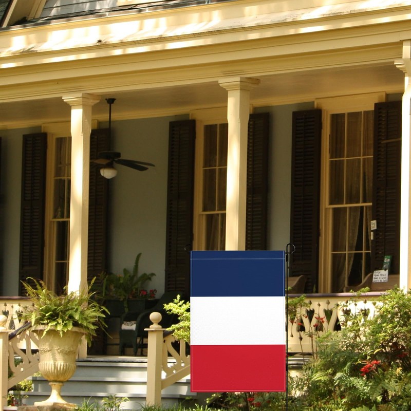French Flag Small Mini France Garden Flags 12x18 Double Sided
