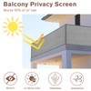 SUNNY GUARD 2.5/2.6/3/3.3/4/5/6/8 Balcony Privacy Screen Fence, Apartments Railing, Heavy