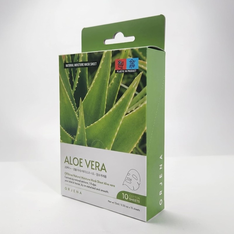 ORJENA Natural Moisture Aloe Vera Mask Sheet 25ml - Mascarilla