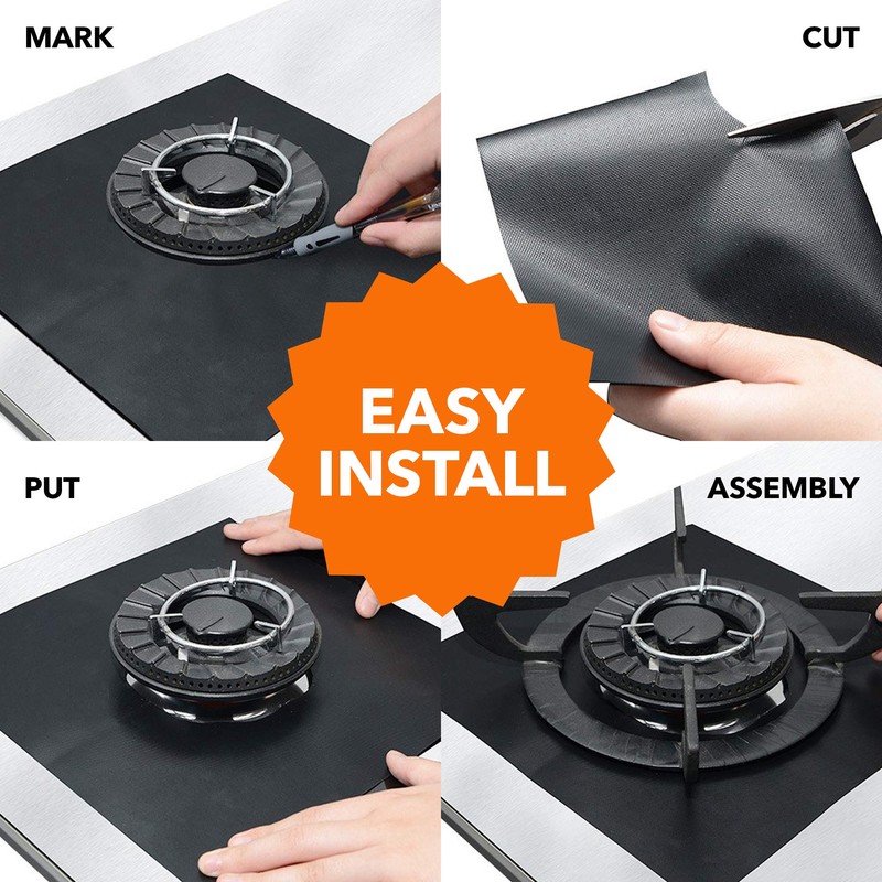 Stove Burner Covers - Gas Stove Protector, Stove top Range