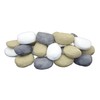 15 GAS FIRE REPLACEMENT PEBBLES 5 WHITE 5 GREY 5