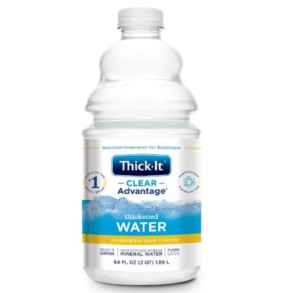 Thick It AquaCare H2O Thickened Water Beverage, 0.5 Gallon - 4 per case.
