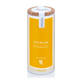 Wunschkapsel Microbiom Premium Supplement, Actively Supports the Intestinal Flora, with 12 Benign Bacterial Strains, Colostrum, Oak Bark, XL Range with 290 Capsules, German Manufacture