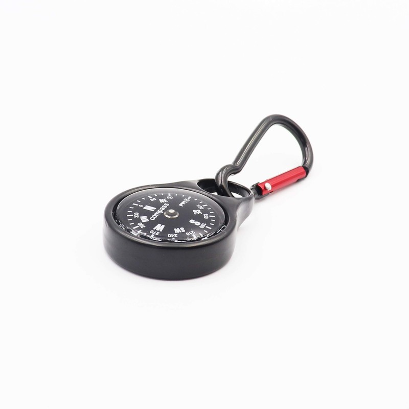 DETUCK Compass Keychain Portable Metal Survival Compass for Hiking Camping