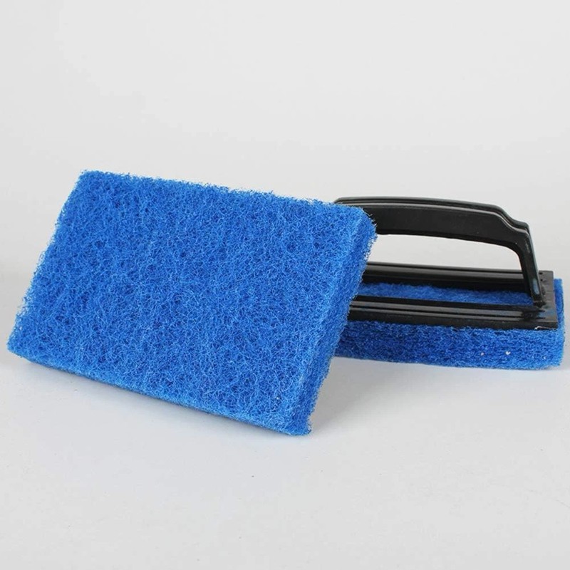 lasenersm 2-Pack Fish Tank Scrubber Brush, Algae Scraper for Aquariums