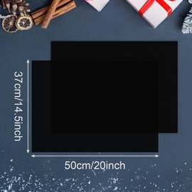 BOUBONI 100 Sheets Black Tissue Paper Bulk 20 x 14.5 inches Gift Wrapping Paper Craft Tissue Paper for Flower Artworks Crafts Holiday Party Decoration