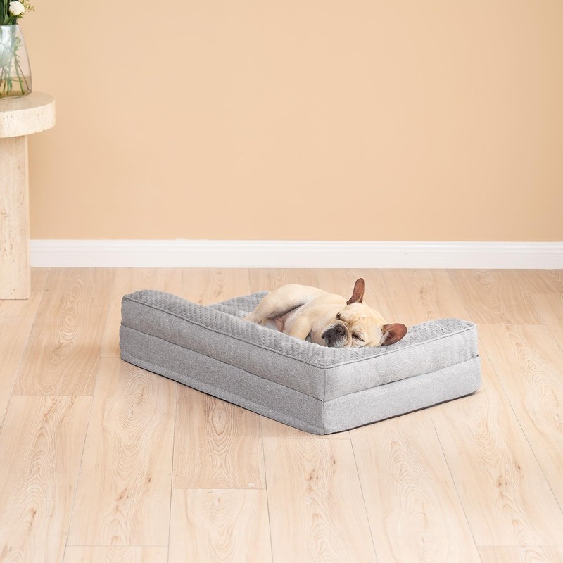 EHEYCIGA Orthopedic Dog Bed Medium Size Dogs, Memory Foam Dog