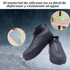 COREJOY Cubierta de zapatos impermeable,Cubierta Zapato Impermeable Portátil con Cremallera,