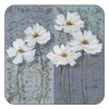 Plymouth Pottery - White Poppies Coasters - Set of 6