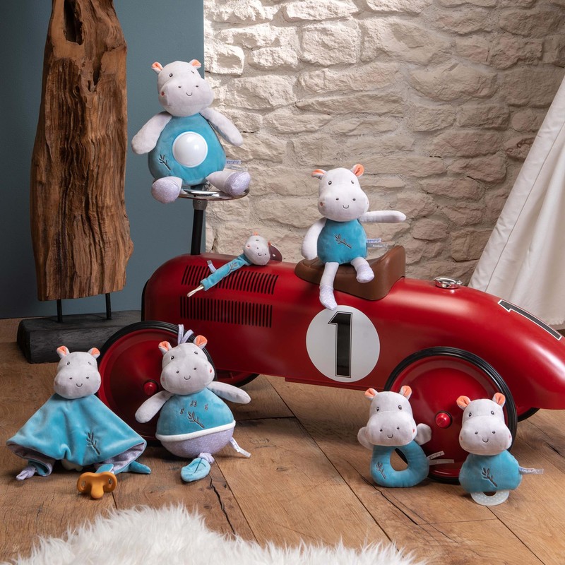GIPSY Toys - Hippo - Music Box - Musical Plush