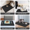 Coffee Mat Super Absorbent Drying Mat Coffee Bar Accessories Fits