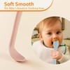 6 Stück Silikon-Baby-Löffel, Silikon Baby Löffel zum Füttern, Erste Stufe