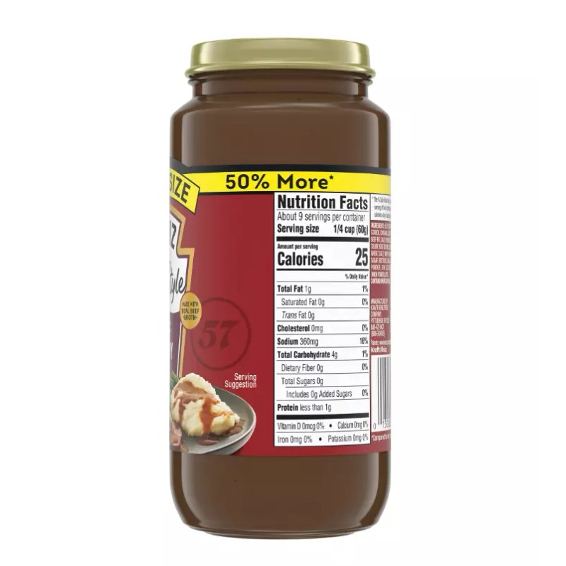 Heinz HomeStyle Savory Beef Gravy Value Size 18 oz x
