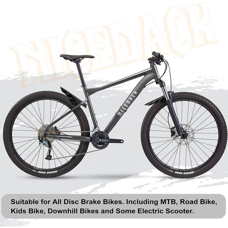 NICEDACK Mudguards Mountain Bike, 2 Pieces Mudguard Fit 20-29 Inch