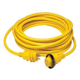 Marinco 35SPP Cordset, 30A 125V, 35', Yellow