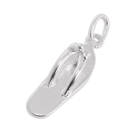 jewellerybox Sterling Silver Flip Flop Charm