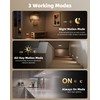 EZVALO Under Cabinet Lighting Wireless, 8'' 1800mAh Rechargeable Closet Light,