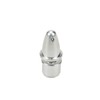 Mcredy 5Pcs RC Airplane Bullet Spinners Propeller Adapter Saver Silver
