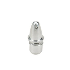 Mcredy 5Pcs RC Airplane Bullet Spinners Propeller Adapter Saver Silver for Shaft Brushless Motor (3mm Aperture and 5mm Output axle)