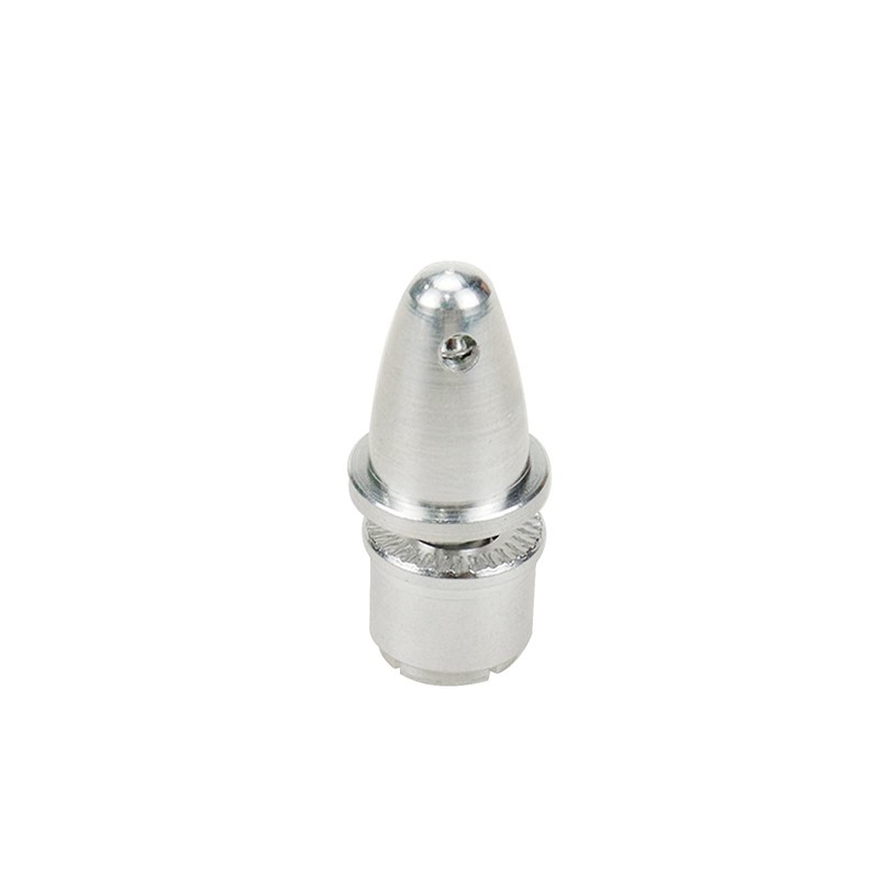 Mcredy 5Pcs RC Airplane Bullet Spinners Propeller Adapter Saver Silver