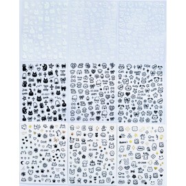 BnbnPup 9 Blatt Nagelsticker Nail Art Sticker KaninchenKatze Nagelsticker, Nagelsticker Selbstklebend, Nagel Stickers, Nageltattoos, Nail Stickers, Nagelsticker Kinder