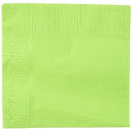 C24-AG-J Color Napkins, Made in Japan, 9.8 x 9.8 inches (25 x 25 cm), Pack of 50, Acid Green