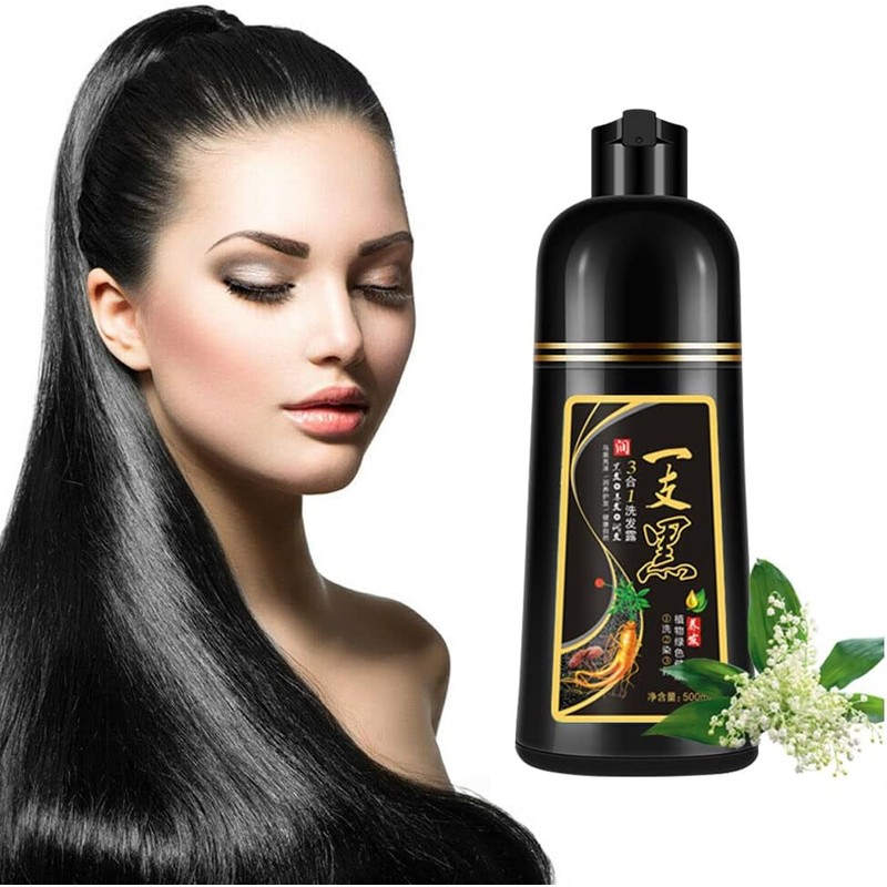 Champú Para Teñir El Cabello Al Instante De 500 Ml,