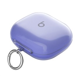 GIOPUEY Clear Hülle Kompatibel mit Beats Powerbeats Pro 2, TPU Stoßfeste Schutzhülle, Ultradünn, Kein Geruch, Hülle Silikon- transparent Purple