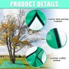 Landscape Tarp, 78.7"X78.7" Pruning Tarp with Hole, Bush Trimming Tarp,