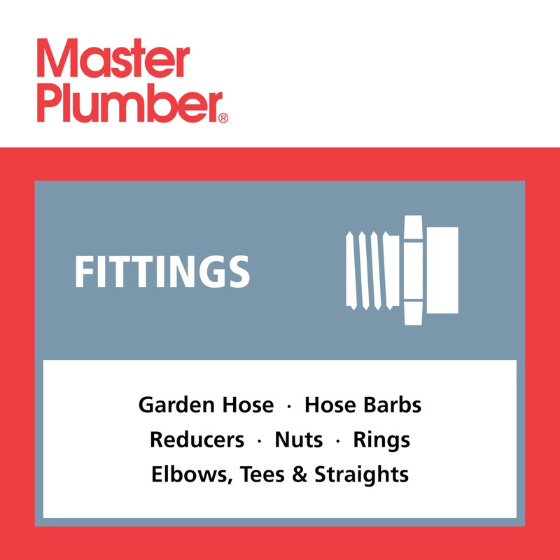 Master Plumber 327WPX, Dishwasher Elbow, 3/8-Inch OD Compression x 3/4-Inch