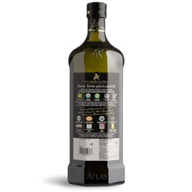 Atlas Organic Cold Pressed Moroccan Extra Virgin Olive Oil, Polyphenol Rich - 34 Fl Oz (Pack of 1)