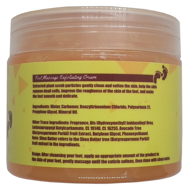 BIOAQUA Foot Care Herbal Massage Scrub-Exfoliating Cream Cleansing Delicate Feet
