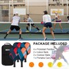BEIVES Pickleball Paddles, USAPA Fiberglass Pickleball Paddles Set of 4,