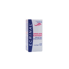 Ecrinal Nail Brightener, Brightening Care Polish, Smooths and Protects Nails, 10 ml