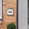 Solar Light House Sign LED Waterproof Wall Mounted Solar Address