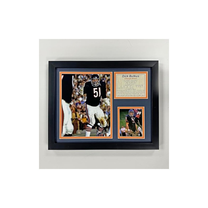 Dick Butkus | Chicago Bears | 12"x15" Framed Photo Collage