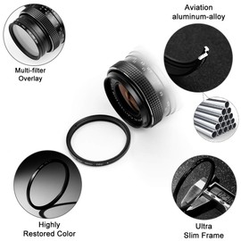 Fotover 37mm Star Filter 3 Pieces (4 Points,6 Points,8 Points) with Centre Pinch Lens Cap for Canon Nikon Sony Olympus and Other DSLR Cameras + 3 Slot Filter Pouch