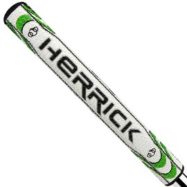Zenesty Golf Putter Grip para hombre, material de poliuretano, ligero, portátil, suave, muchos colores a elegir (negro-blanco) (verde/blanco)