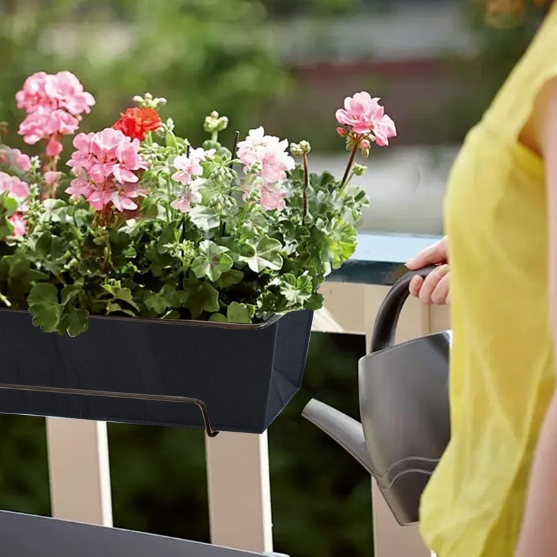 2PCS 30Inch Rectangle Window Box Liner Felt Planter Basket Liner