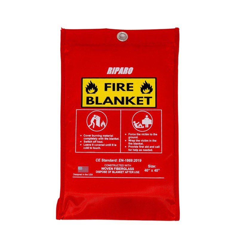 Riparo Emergency Fire Blanket for Home and Kitchen - Fire