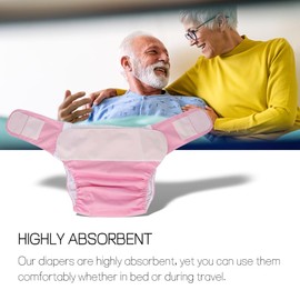 Ropa interior para incontinencia, pañales con protección contra la incontinencia para ancianos, pañales de tela para adultos mayores, pañales de bolsillo para hombres y mujeres(04)