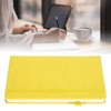A5 Lined Notebook Portable PU Leather Hardcover Notebook with Elastic