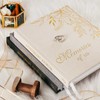 Lanpn Wedding Anniversary Journal Book Memories of Us, Linen Dating